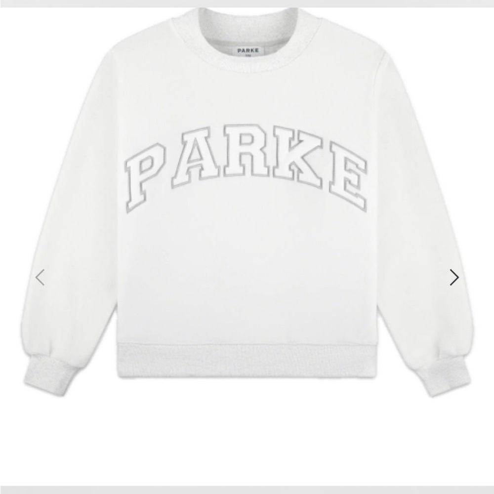 New PARKE sold out inside out mock neck in white size xxl